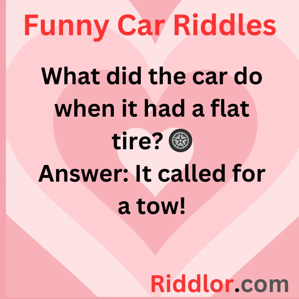 Funny Car Riddles