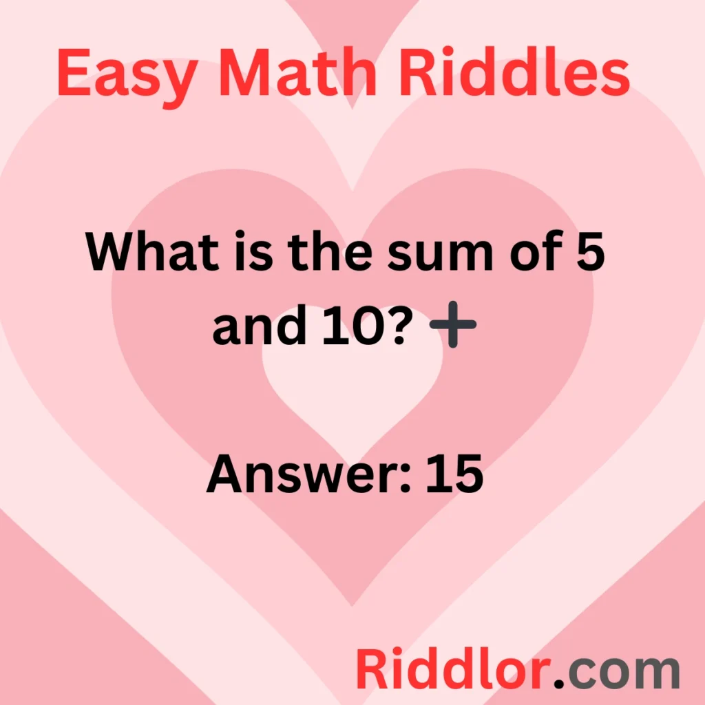 300 Math Riddles for 2025 With Answers
