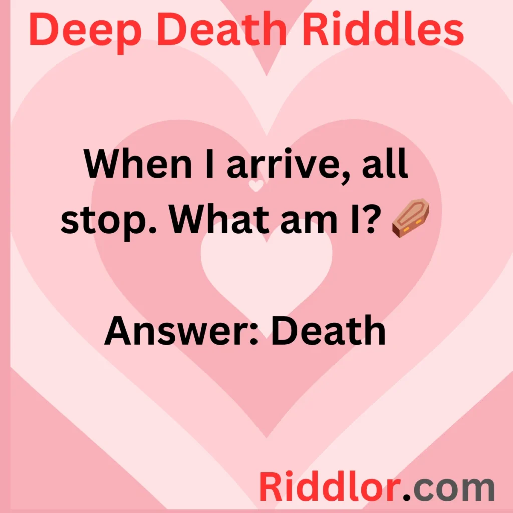 Deep Death Riddles for Reflection