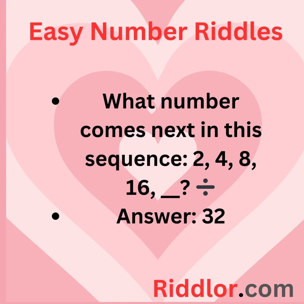 Easy Number Riddles