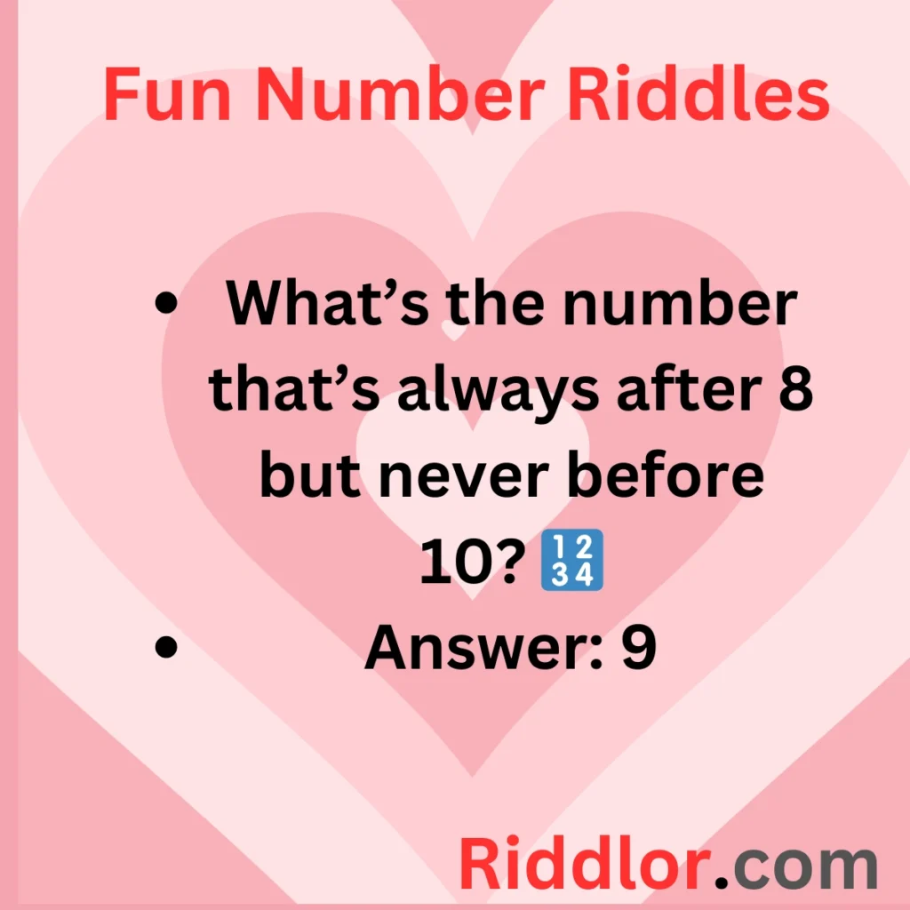 Riddles About Numbers