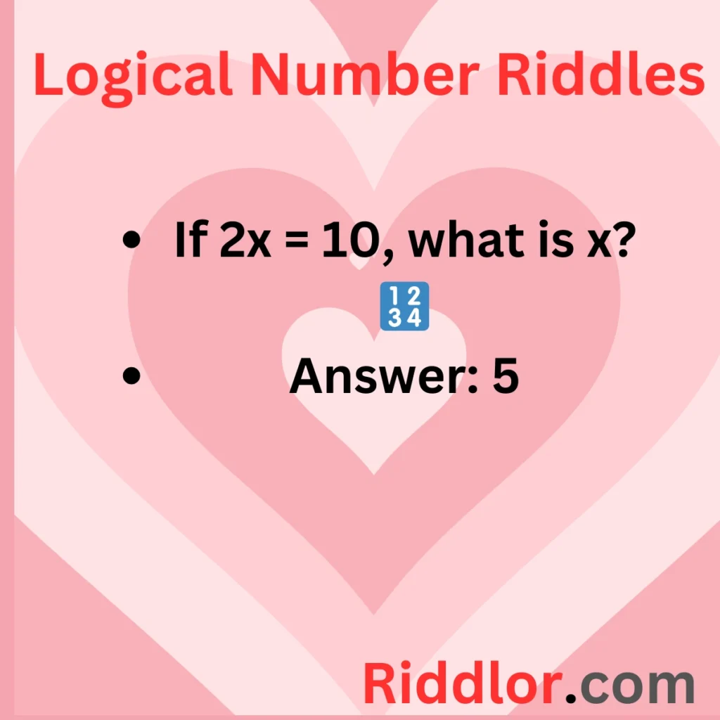 Riddles About Numbers