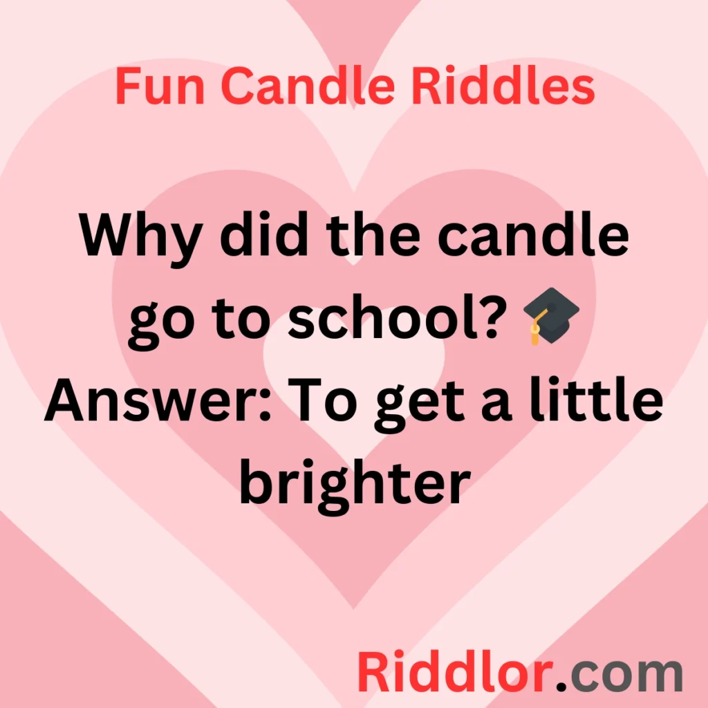 Fun Candle Riddles for Adults