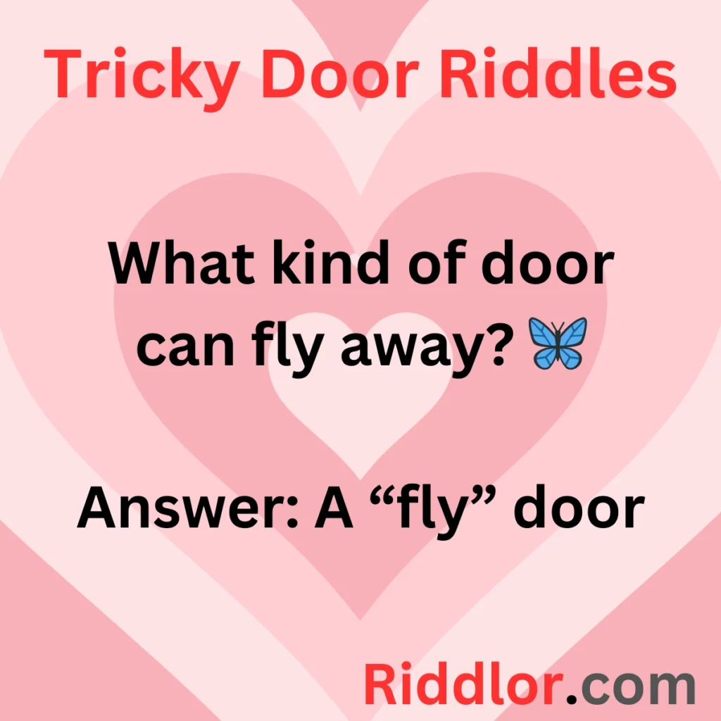 Tricky Door Riddles