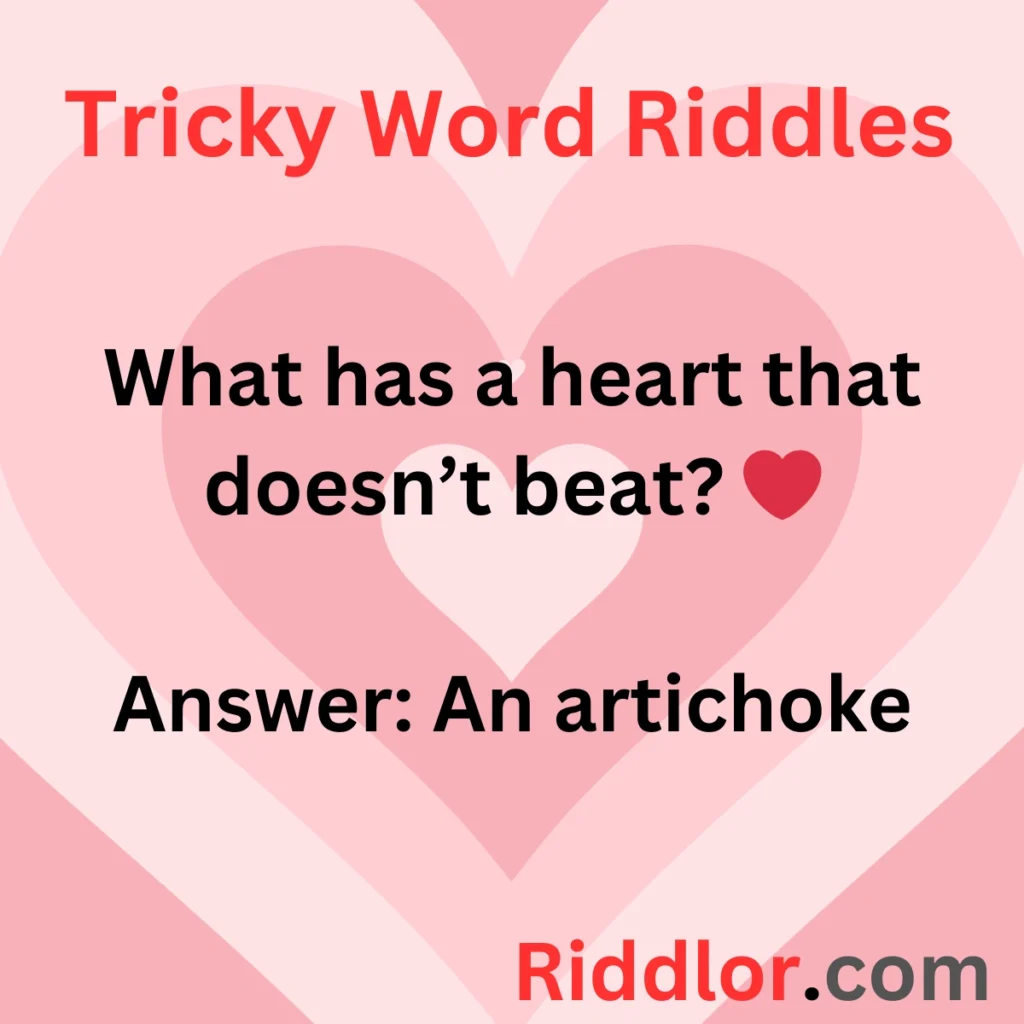 Tricky Word Riddles