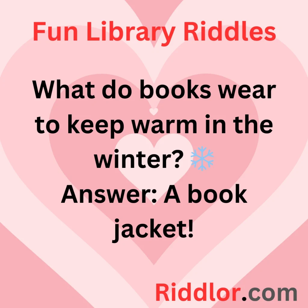 Fun Library Riddles for All Ages