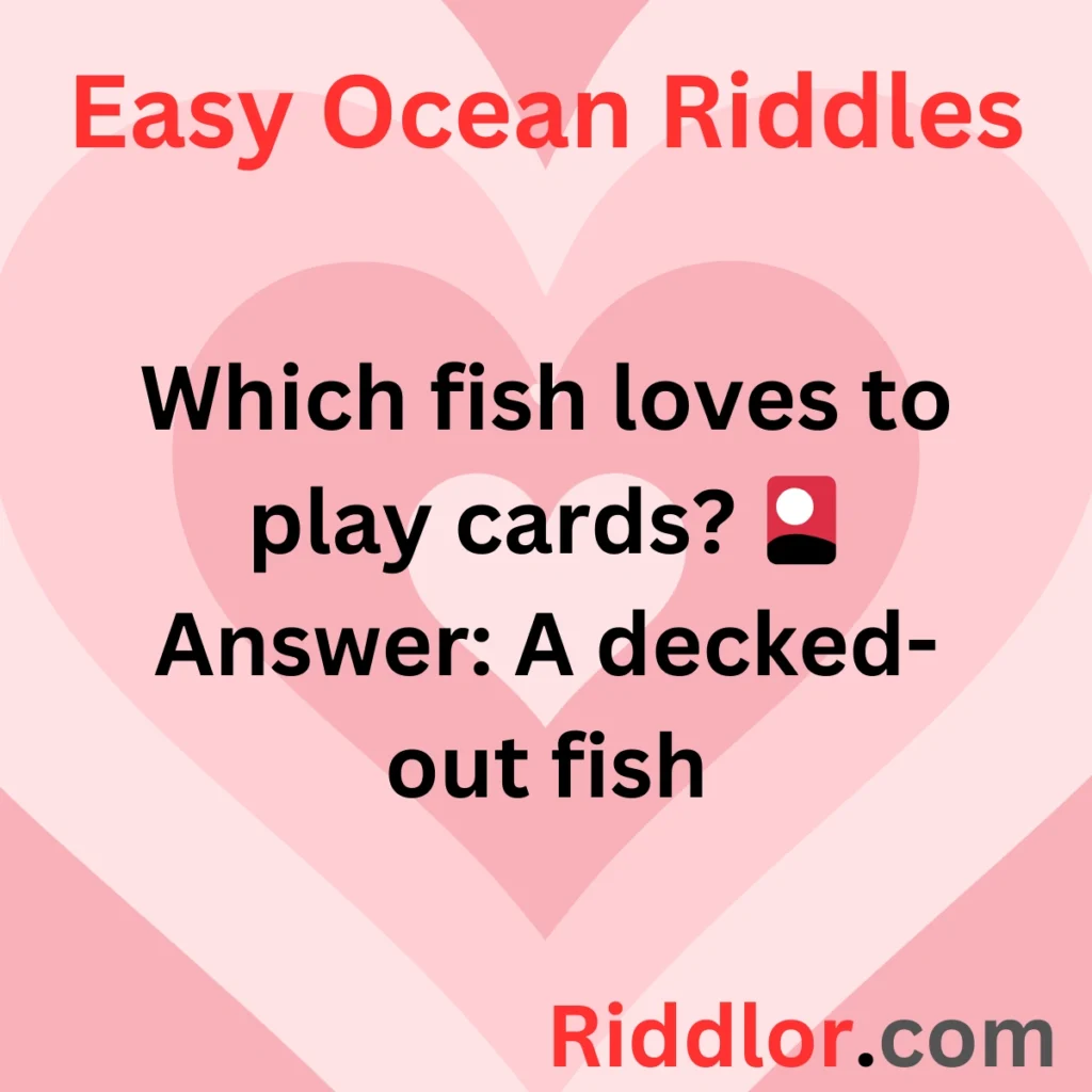 Easy Ocean Riddles for Kids