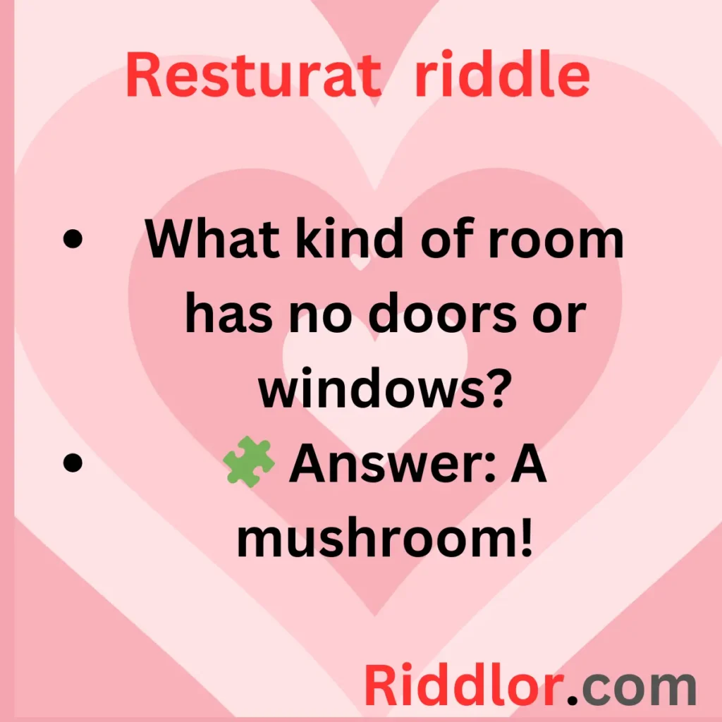 Restaurant Riddles