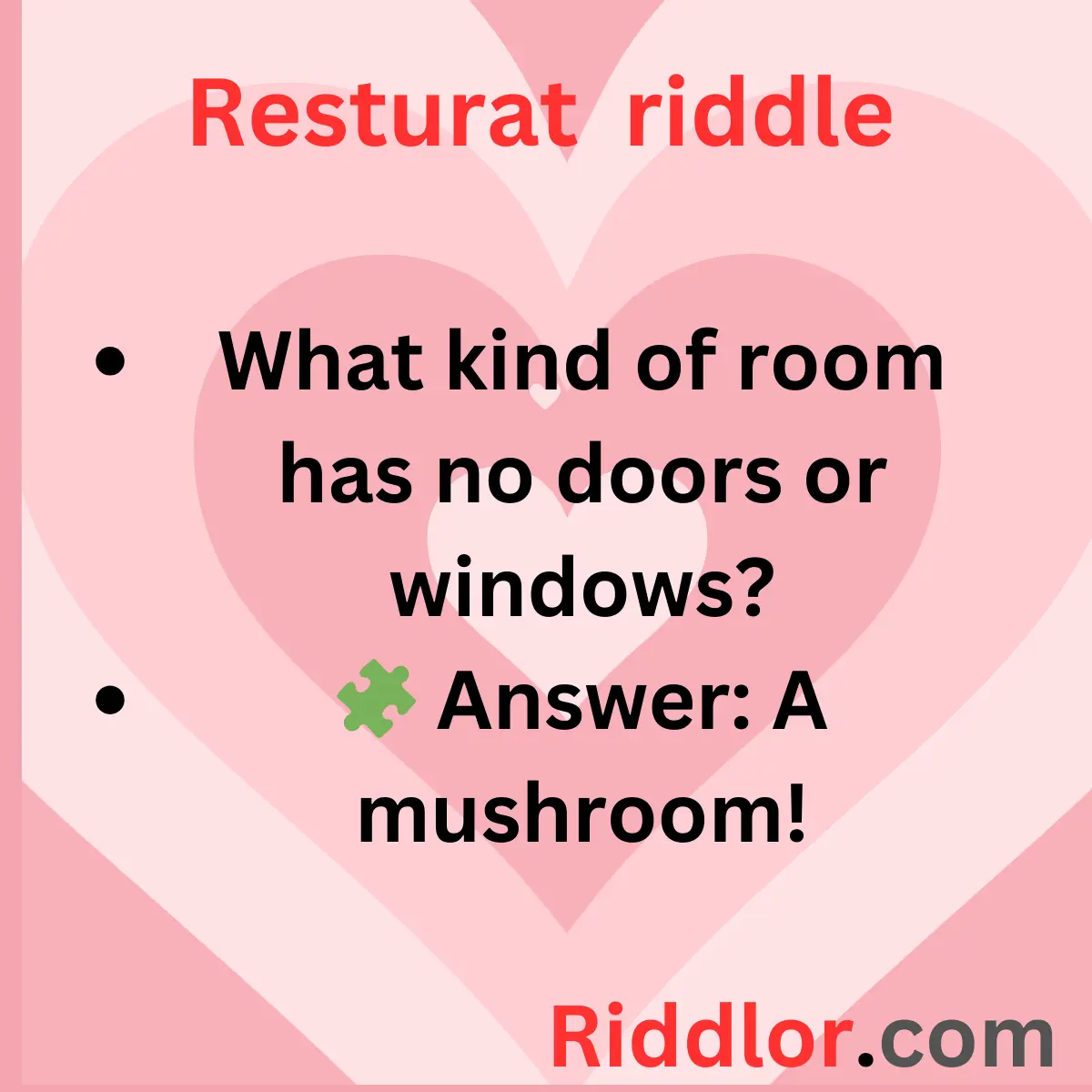 Restaurant Riddles