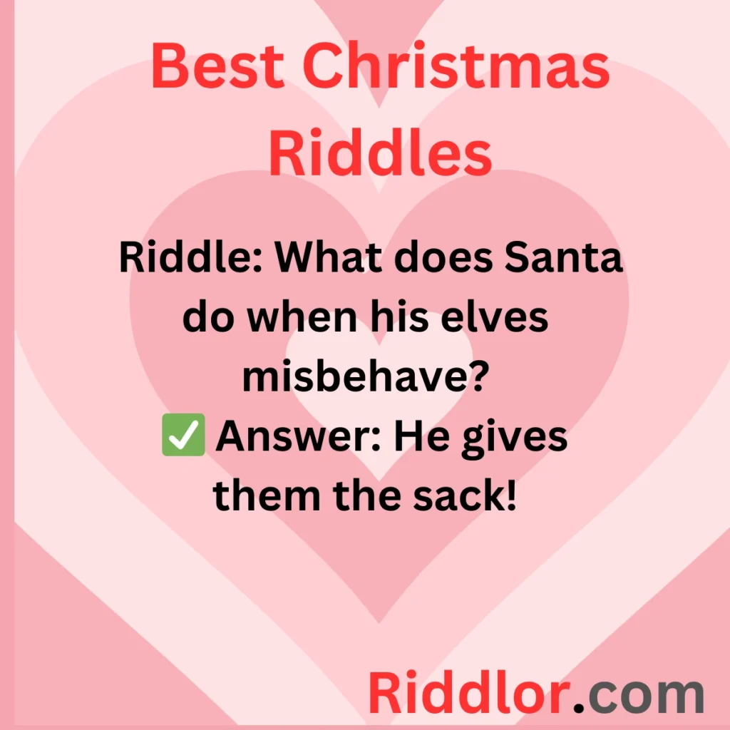 Best Christmas Riddles