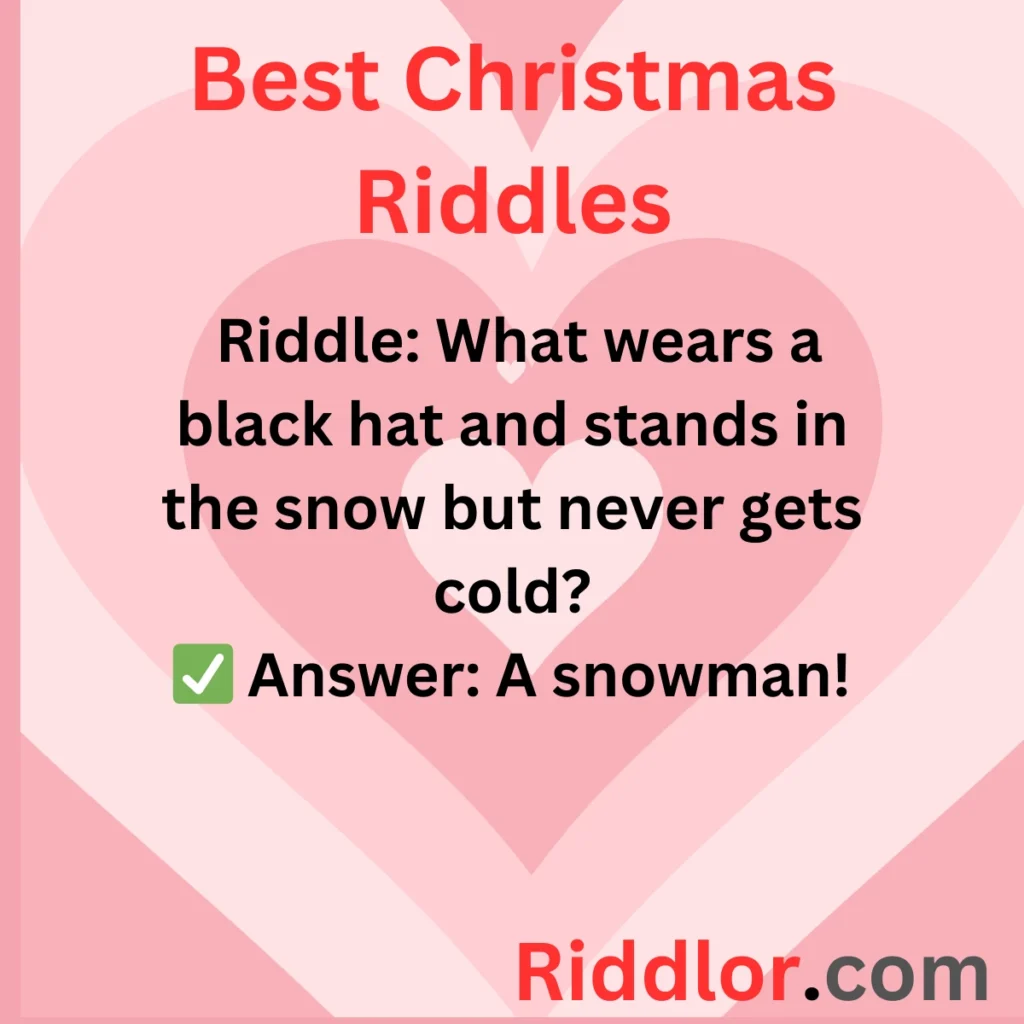 Christmas Riddles for Kids 🧸🎄