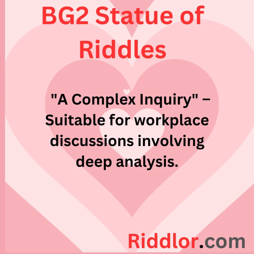 BG2 Statue of Riddles