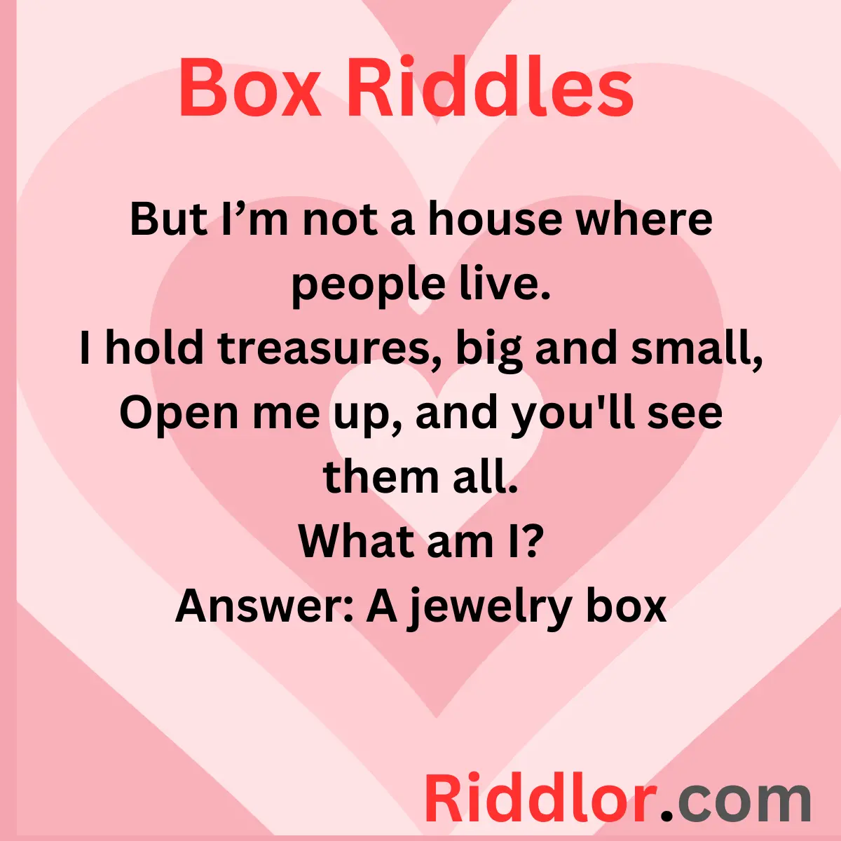 Box Riddles