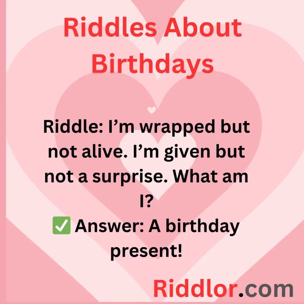 Funny Birthday Riddles