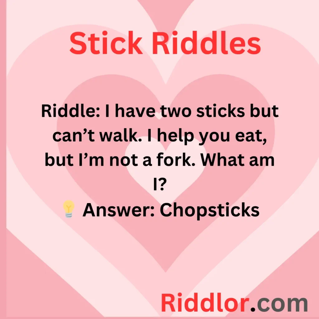 Stick Riddles to Challenge Your Mind