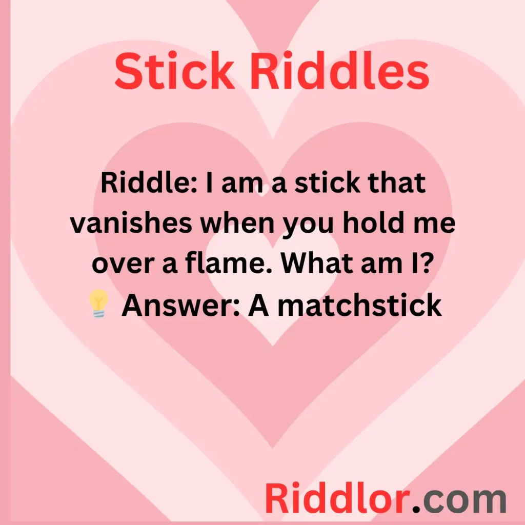 Stick Riddles