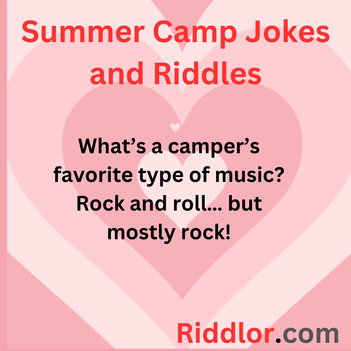 Summer Camp Jokes and Riddles