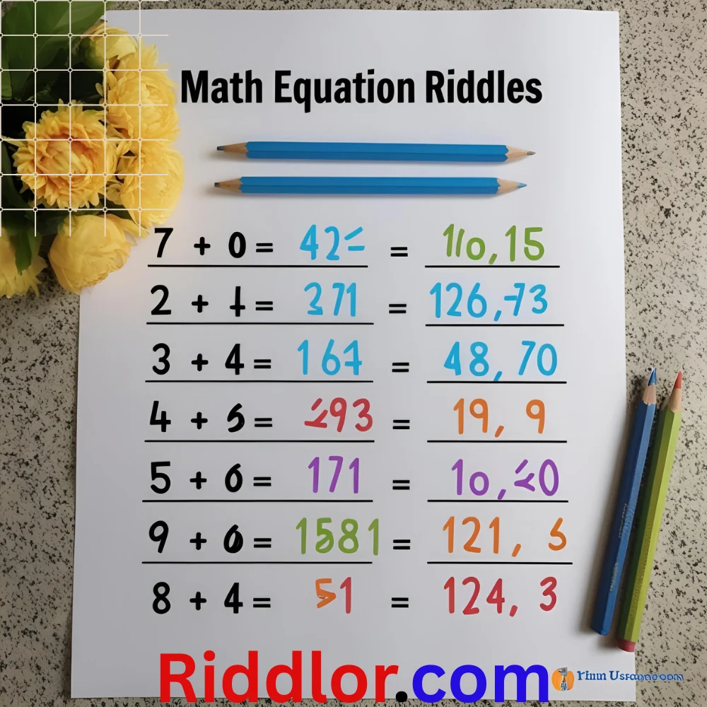 Math Equation Riddles