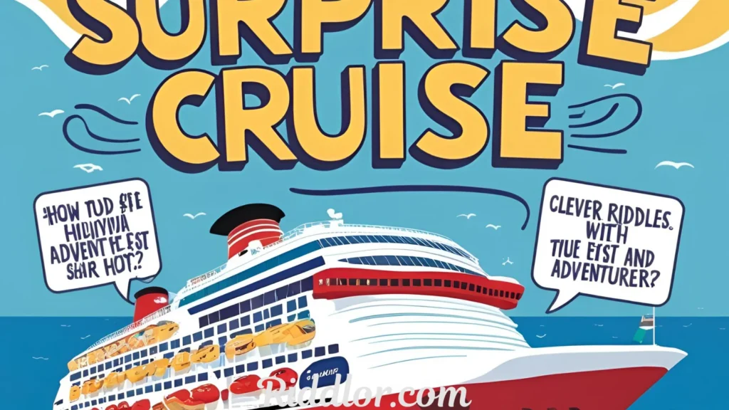 Riddles for Surprise Cruise
