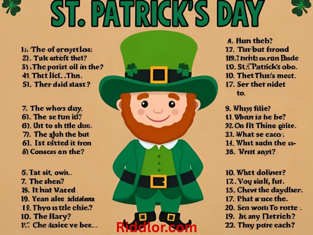 Riddles for St. Patrick's Day With Answers
