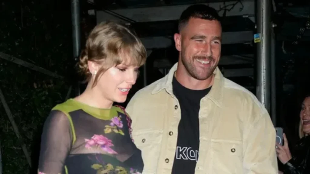 Travis Kelce and Taylor Swift 