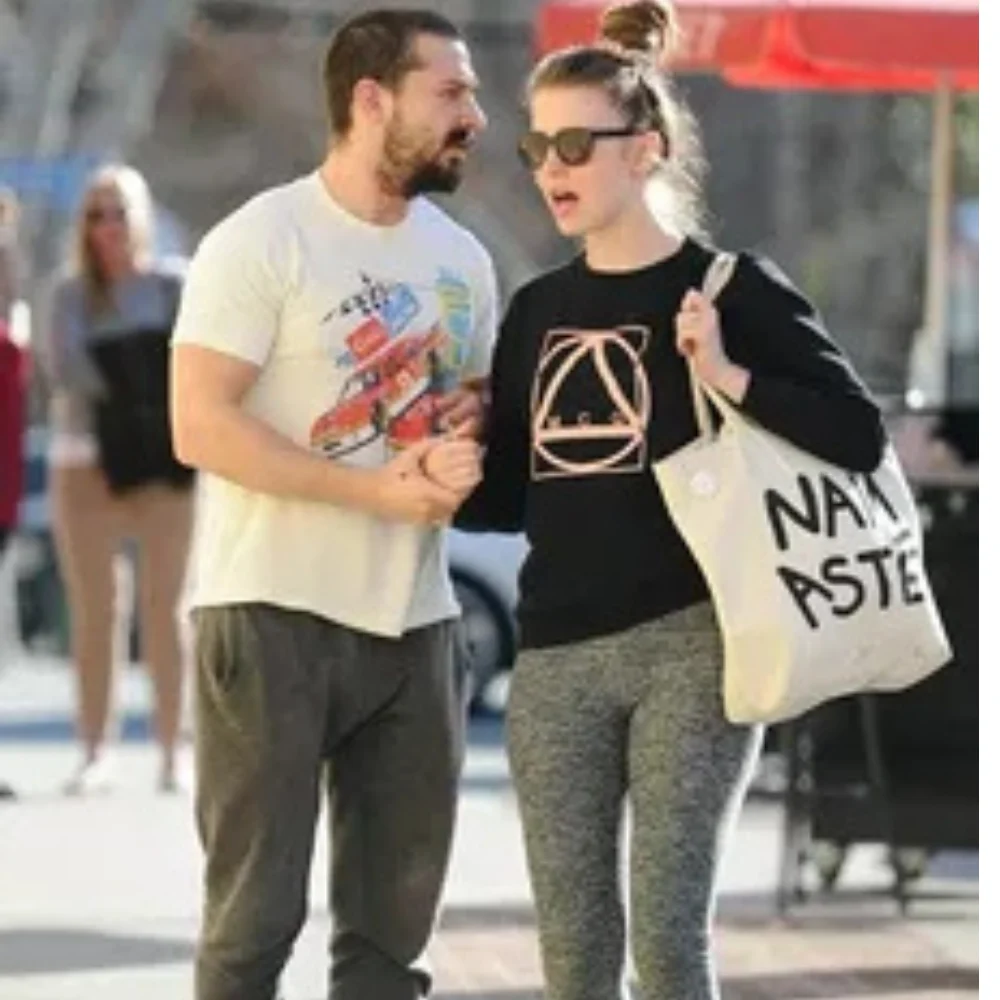 Mia Goth and Shia Labeouf 